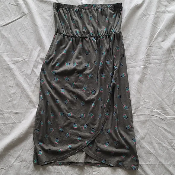 Vans | Dresses | Vans Strapless Dress Gray Medium | Poshmark Vans | Dresses | Vans Strapless Dress Gray Medium | Poshmark